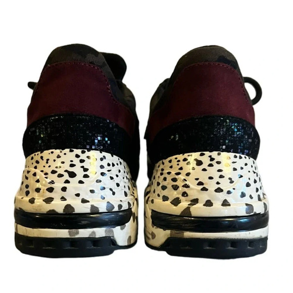 Steve Madden Sneaker Barra Bara 01S1 platform cliff heal US 7 - Picture 5 of 10